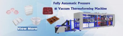 fully automatic pressure and vacuum thermoforming machine